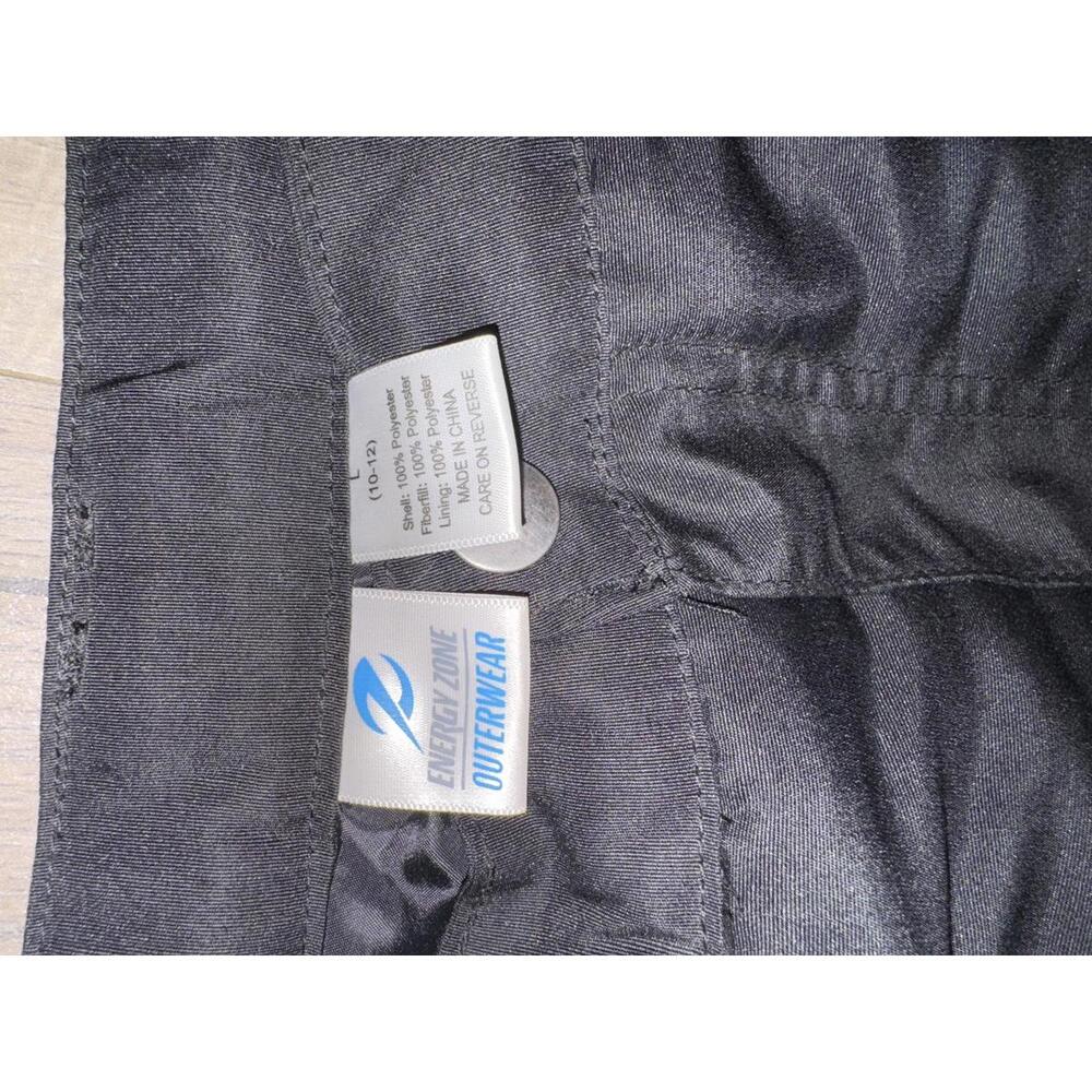 NWT youth snow pants black‎ Energy Zone L (P-102) - Picture 2 of 2